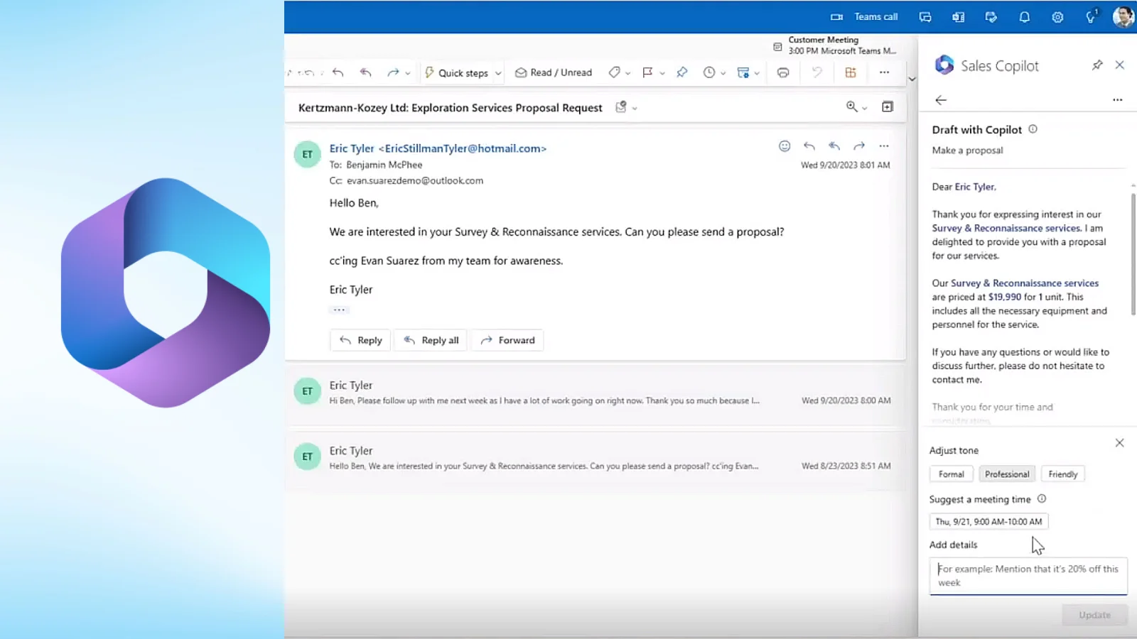 How Copilot Sales Improves Dynamics 365 & Outlook Integration