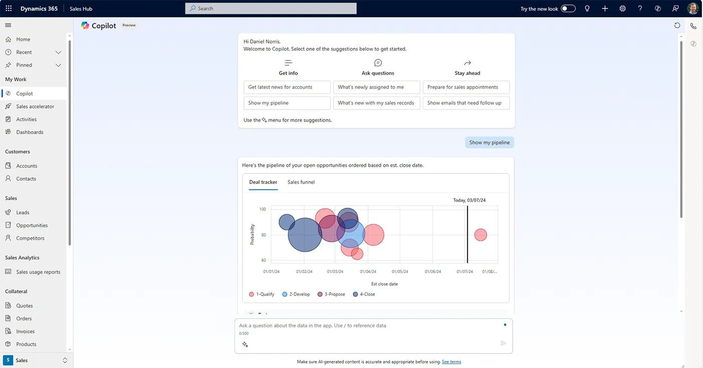 Simplify your processes with guided and automated workflows to efficiently manage leads and opportunities through your selling cycle.