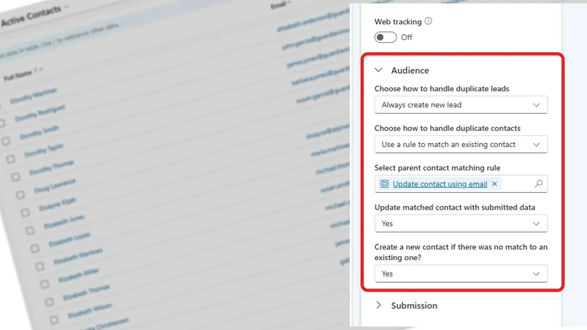 Control Form Audience Management in D365 Customer Insights
