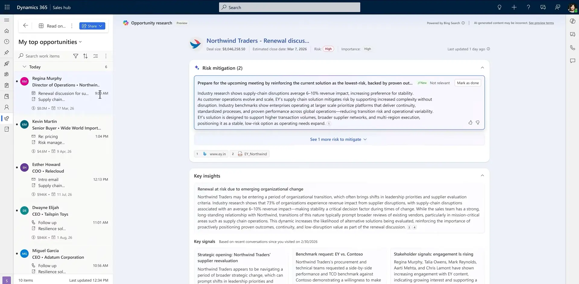 d365-opportunity-insights Dynamics 365 Opportunity Insights