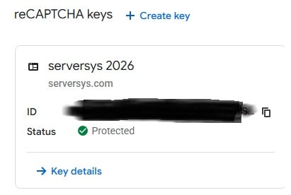 reCAPTCHA status confirmation reCAPTCHA status confirmation